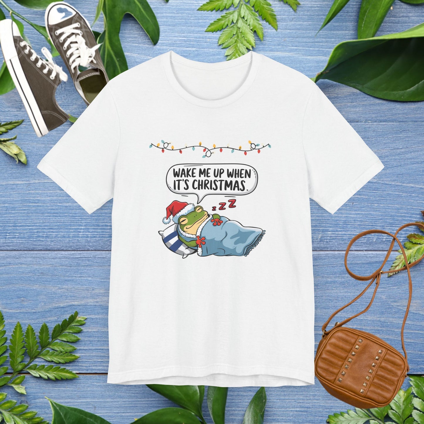 Wake Me Up When It's Christmas, Froggy Jersey T-Shirt - furevermama