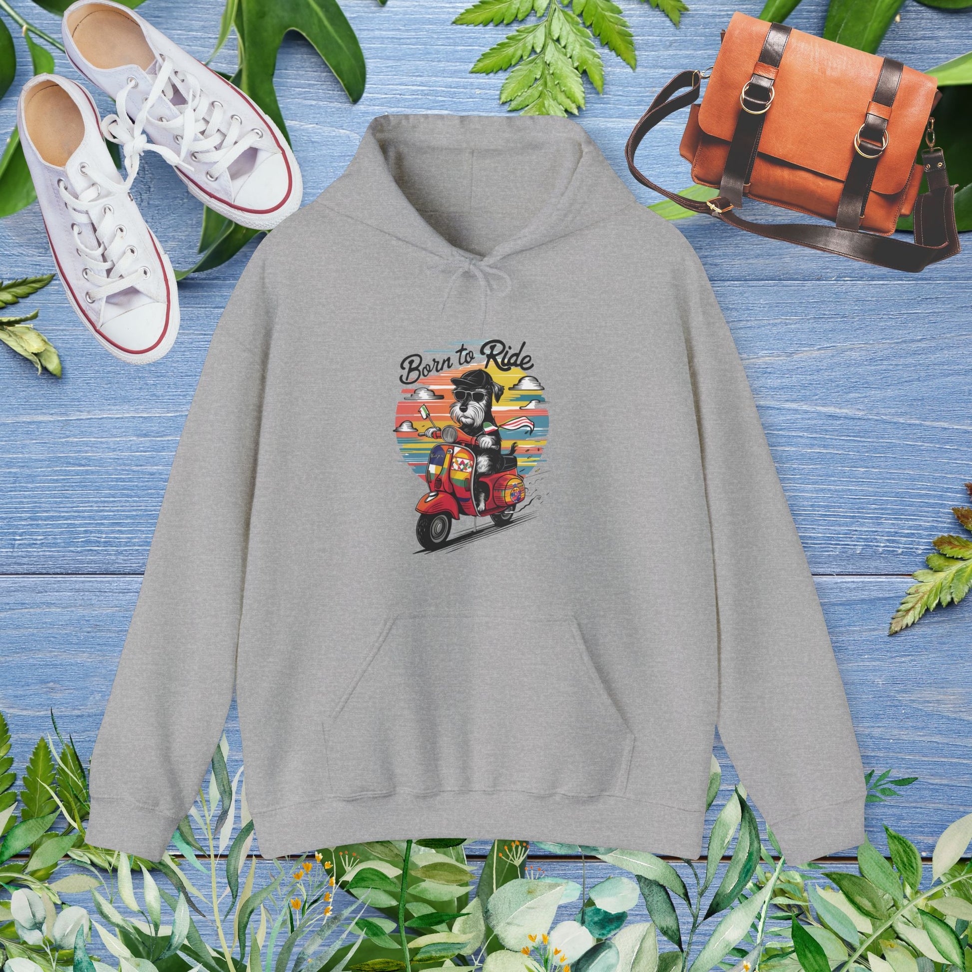 Born To Ride Dog Lover Hoodie - furevermama