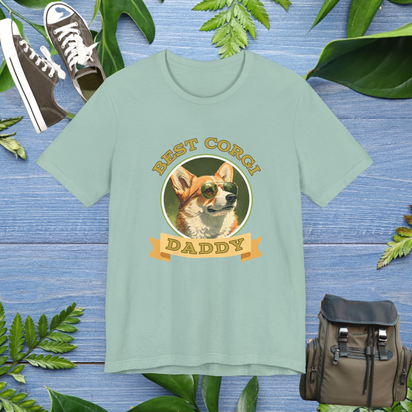 Best Corgi Daddy T-Shirt - furevermama