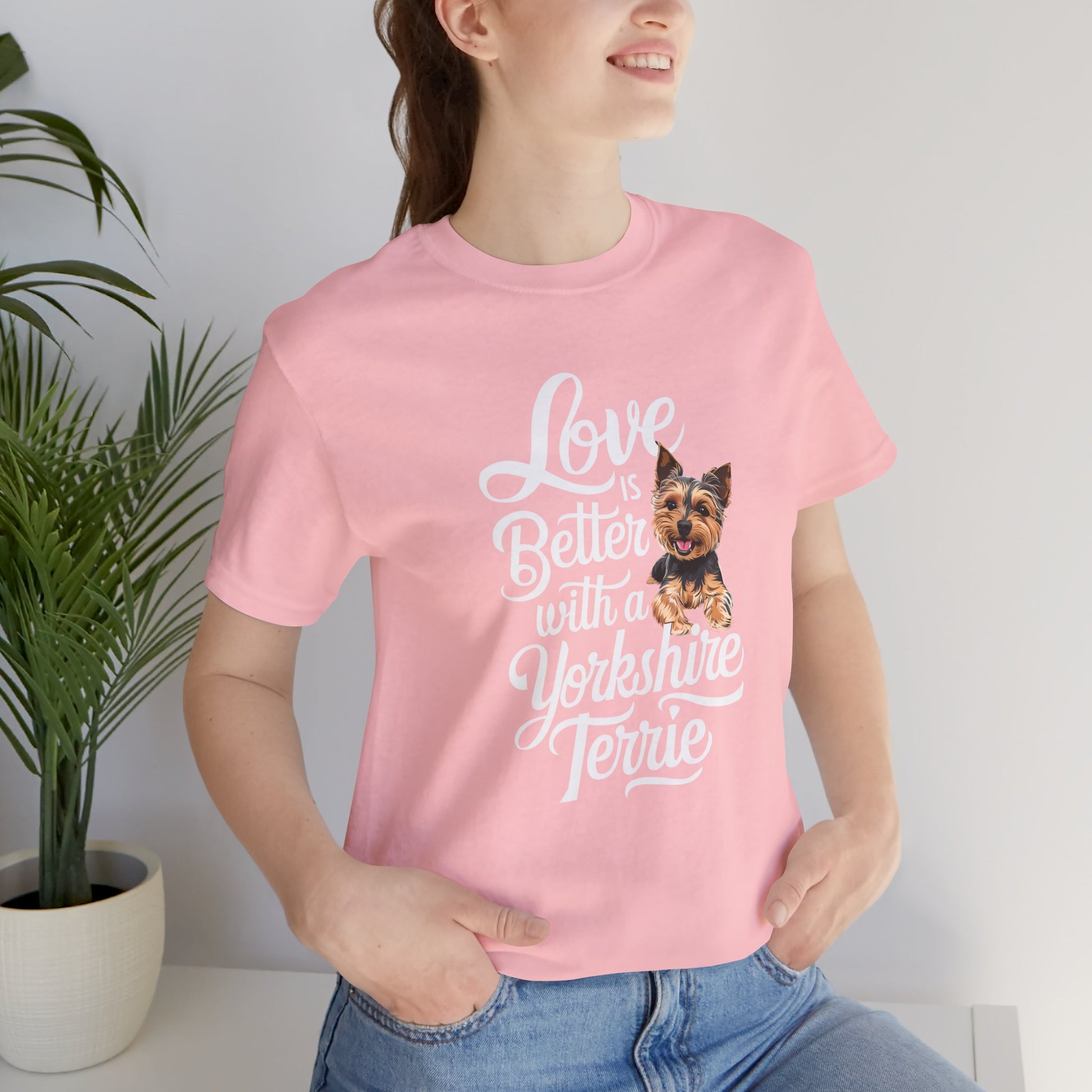 Life Is Better With A Terrie Yorkshire Unisex T-Shirt - furevermama