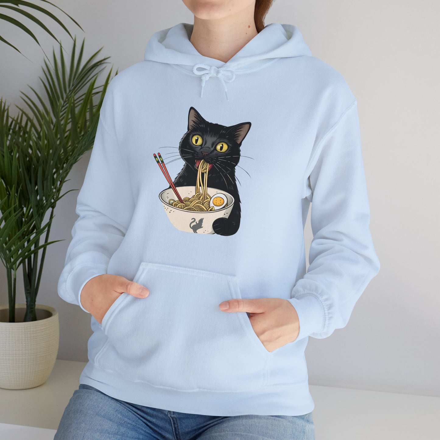 Cat Eating My Ramen Unisex Hoodie - furevermama