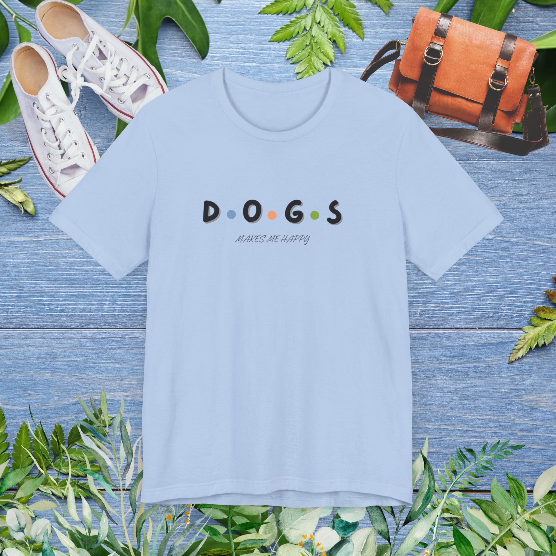 Dogs Make Me Happy T-Shirt - furevermama