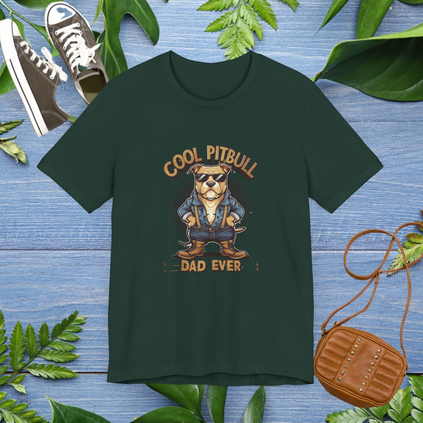 Pitbull Dad T-Shirt - furevermama