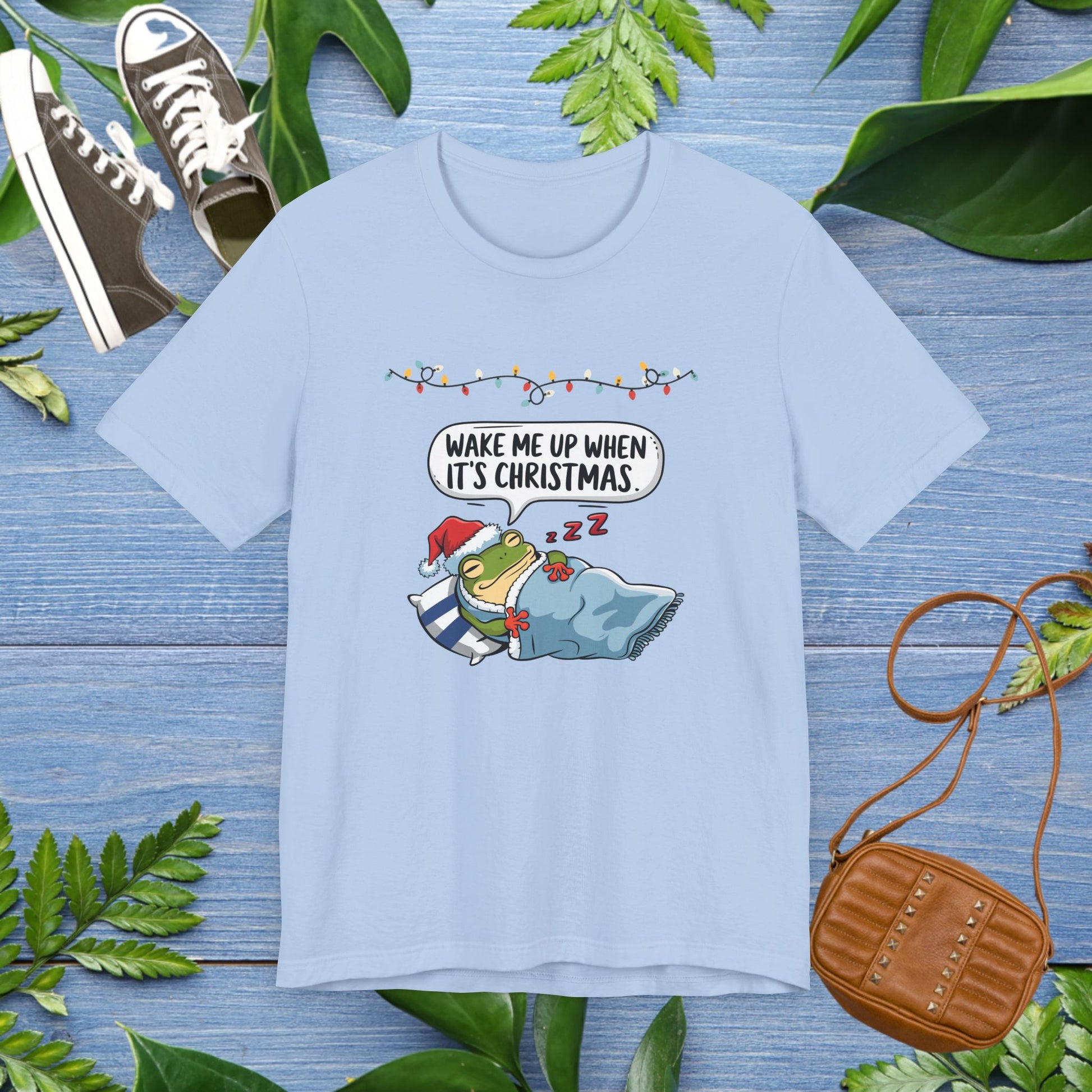 Wake Me Up When It's Christmas, Froggy Jersey T-Shirt - furevermama