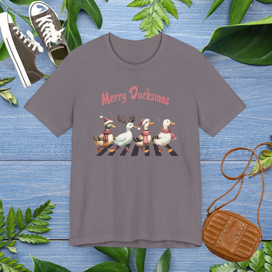 Merry Ducksmas Unisex Jersey Short Sleeve Tee - furevermama