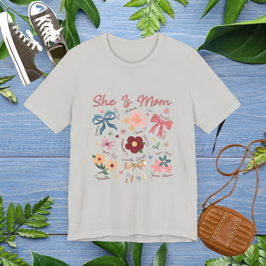 Mom T-Shirt - She is Mom Design