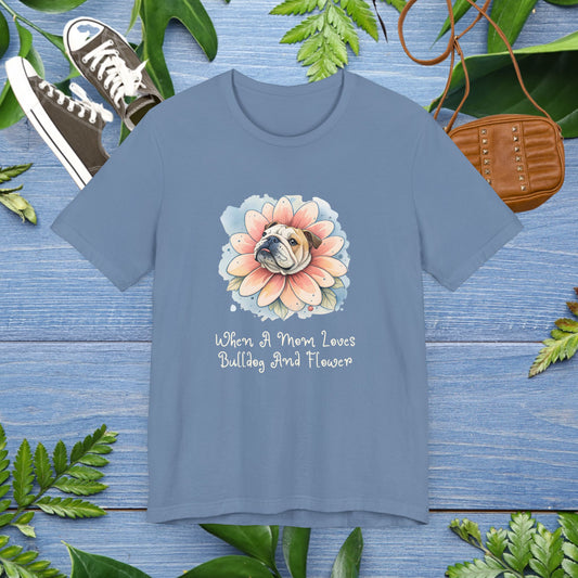 Bulldog Flower T-Shirt - furevermama