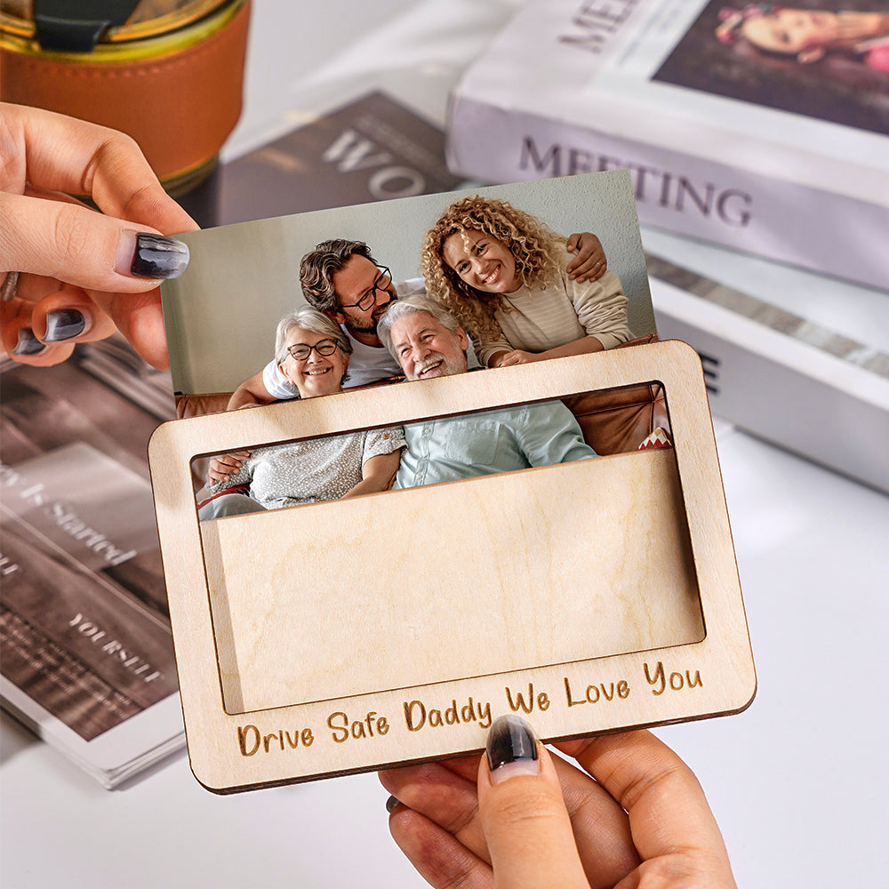 Personalized Photo Frame Car Sun Visor Clip