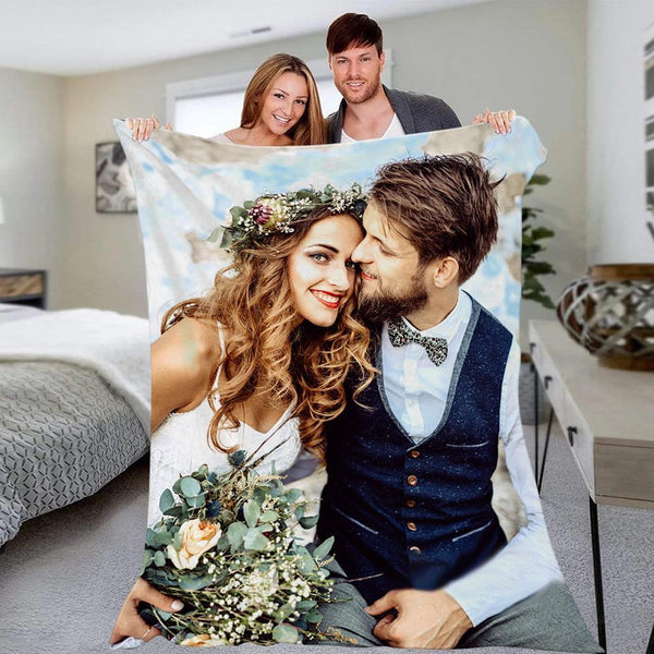 Personalized Photo Fleece Throw Blanket - furevermama