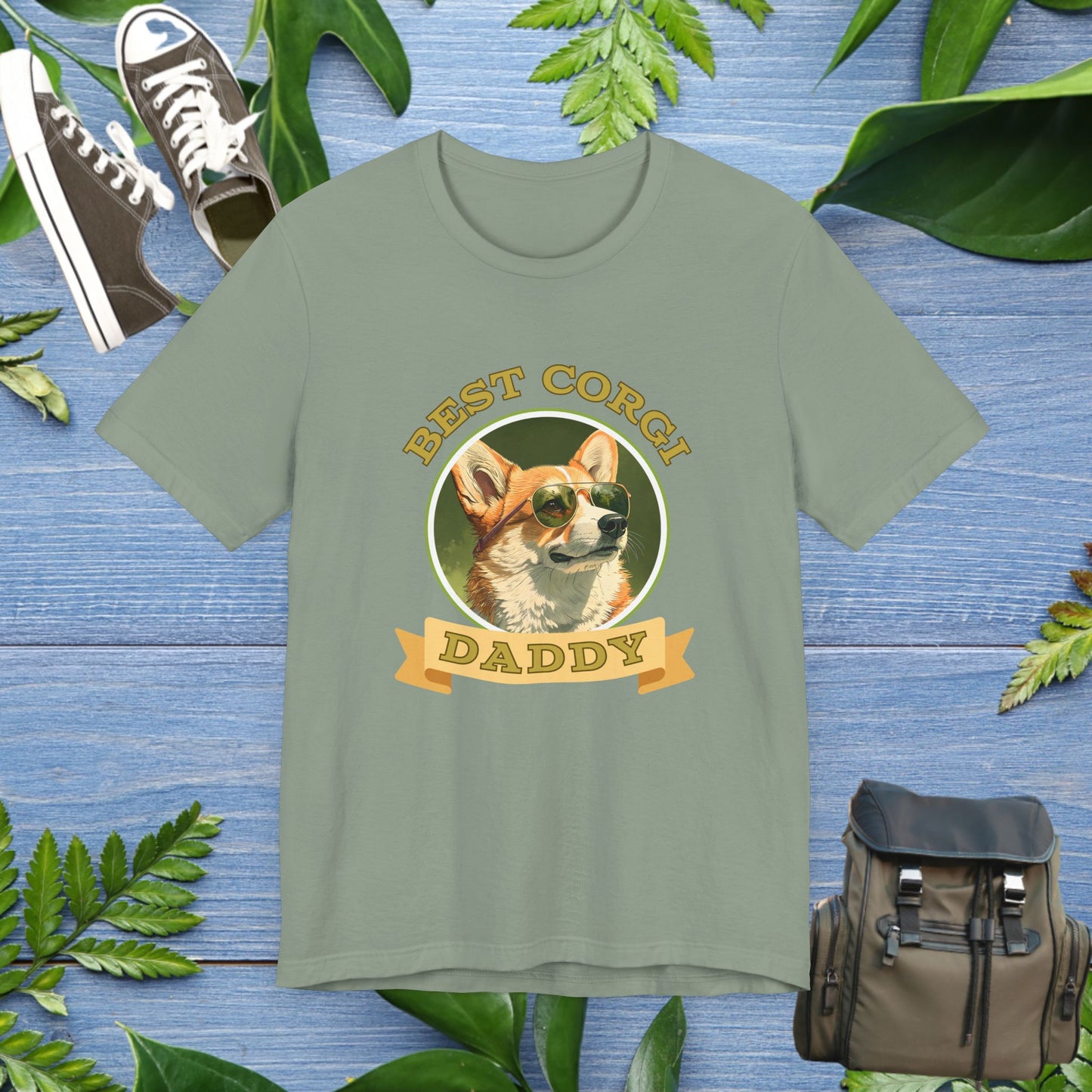 Best Corgi Daddy T-Shirt - furevermama