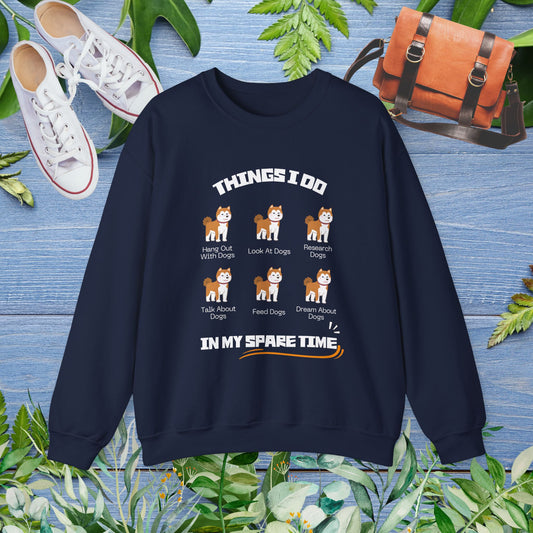 Things I Do In My Spare Time Unisex Heavy Blend™ Crewneck Sweatshirt - furevermama