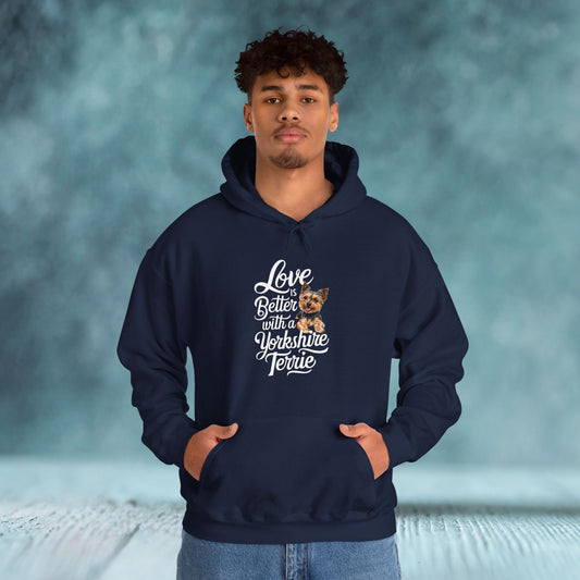 Life Is Better With Terrier Yorkshire Unisex Hoodie - furevermama