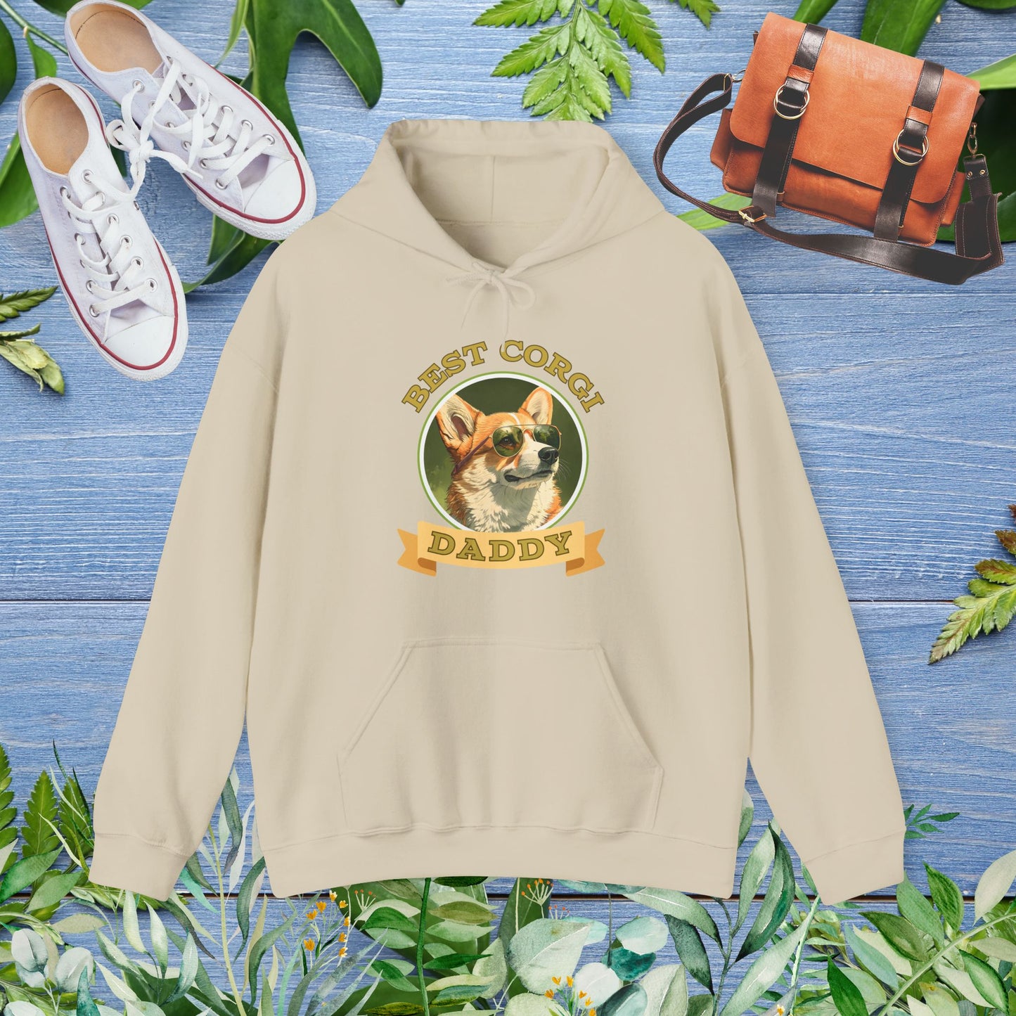 Best Corgi Daddy Hoodie - furevermama