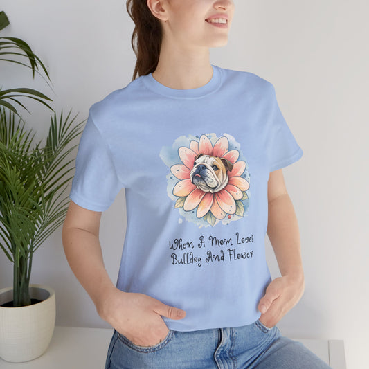 Bulldog Flower T-Shirt - furevermama