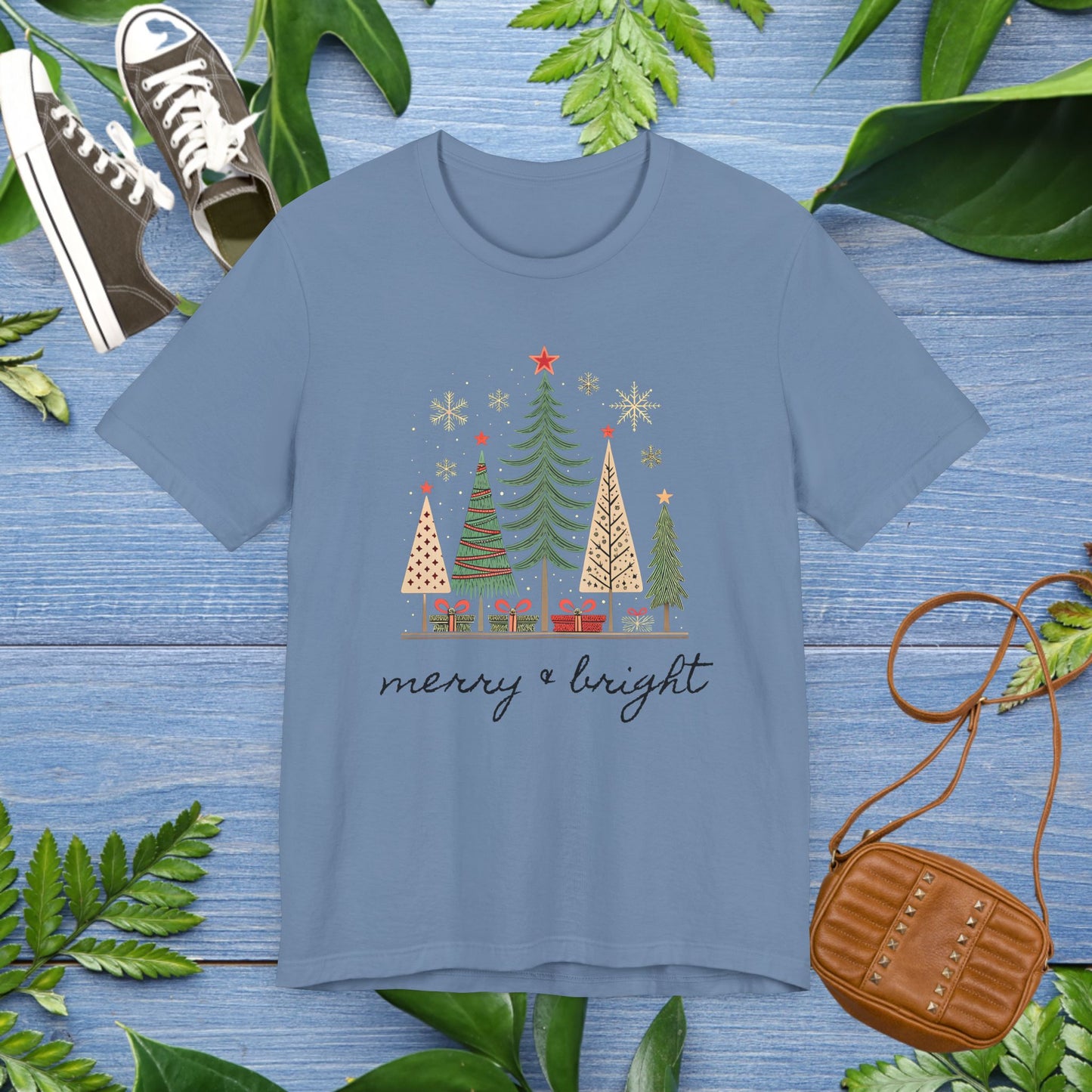 Vintage Christmas Tree Unisex Short Sleeve T-Shirt - furevermama