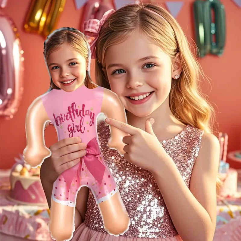 Custom Face Little Birthday Girl Blow Up Dolls - furevermama