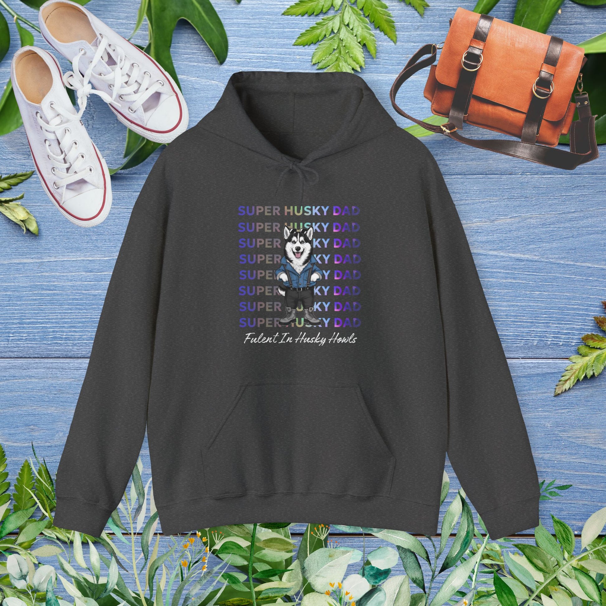 Super Husky Dad Hoodie - furevermama