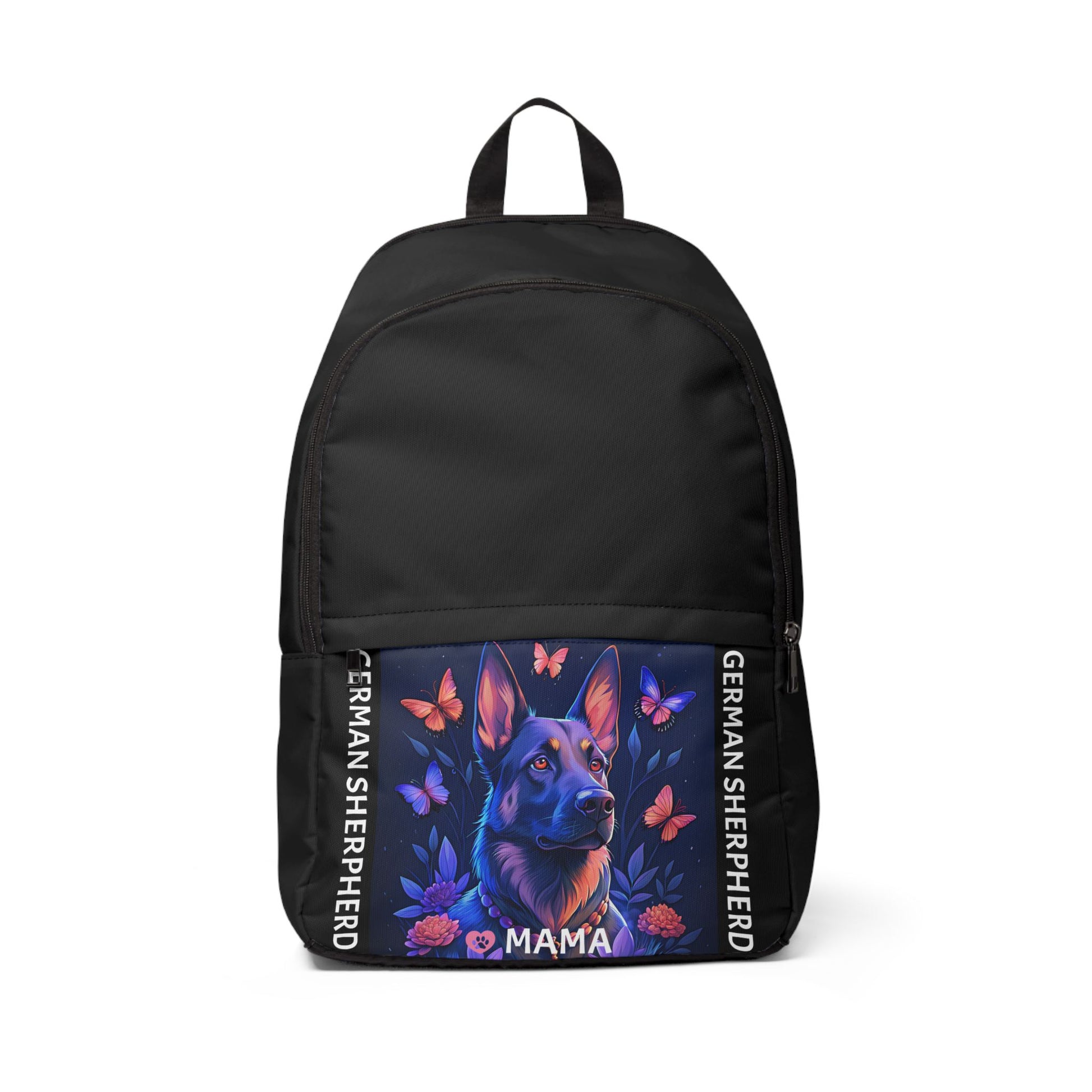 Backpack - German Shepherd Loves MaMa Design - furevermama