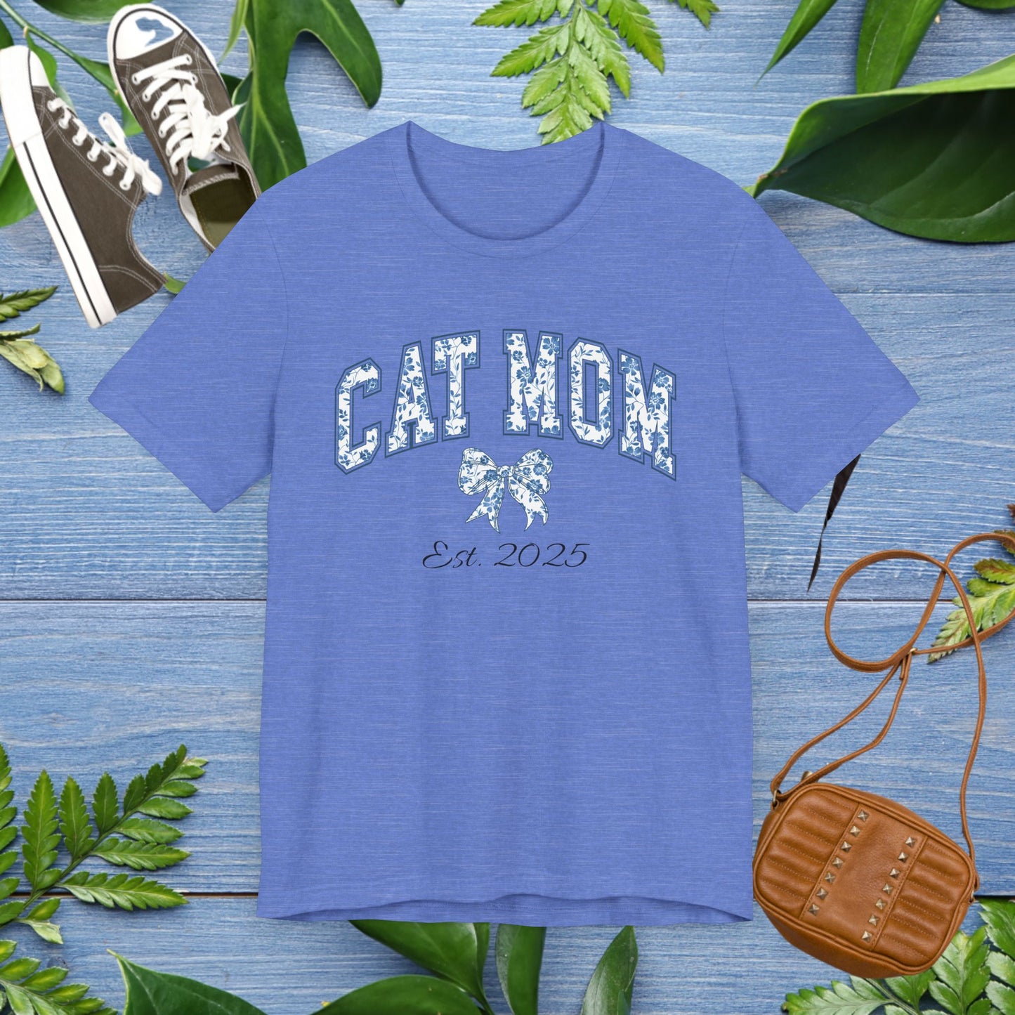 Cat Mom Personalized T-Shirt