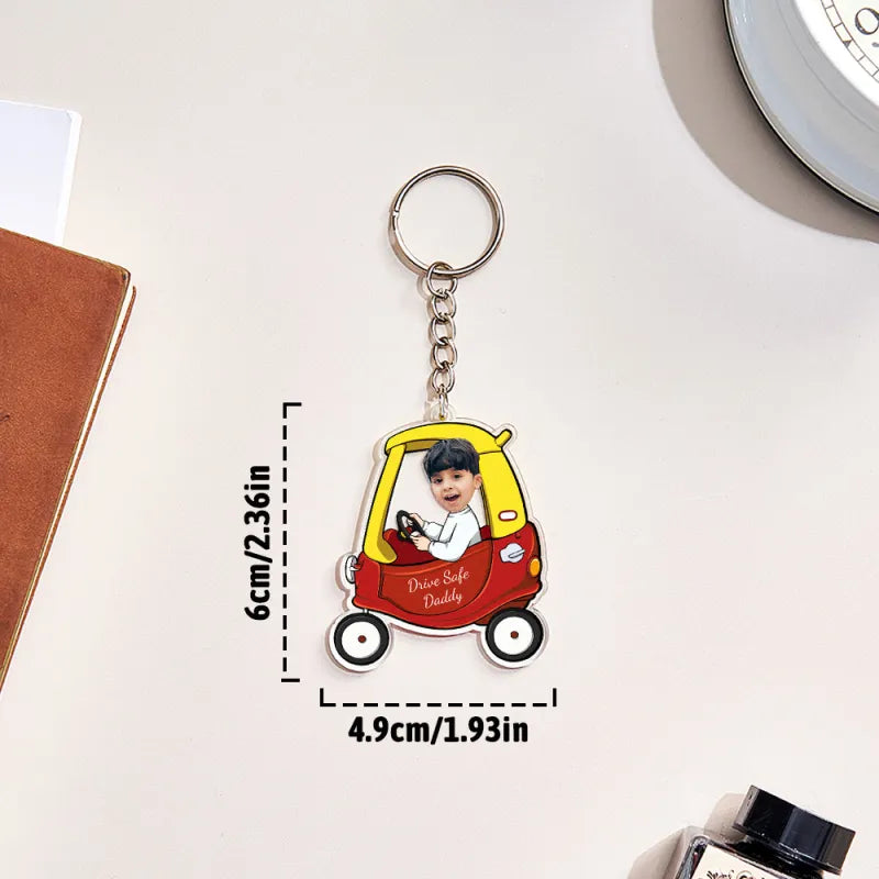 Custom Car Style Keychain Gifts for Dad - furevermama