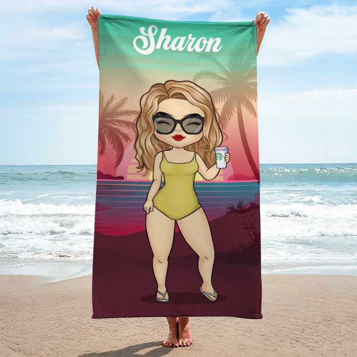 Personalized Beach Towel - Gift For Friends & Family