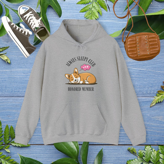 Always Sleepy Club Honored Member Unisex Hoodies - furevermama