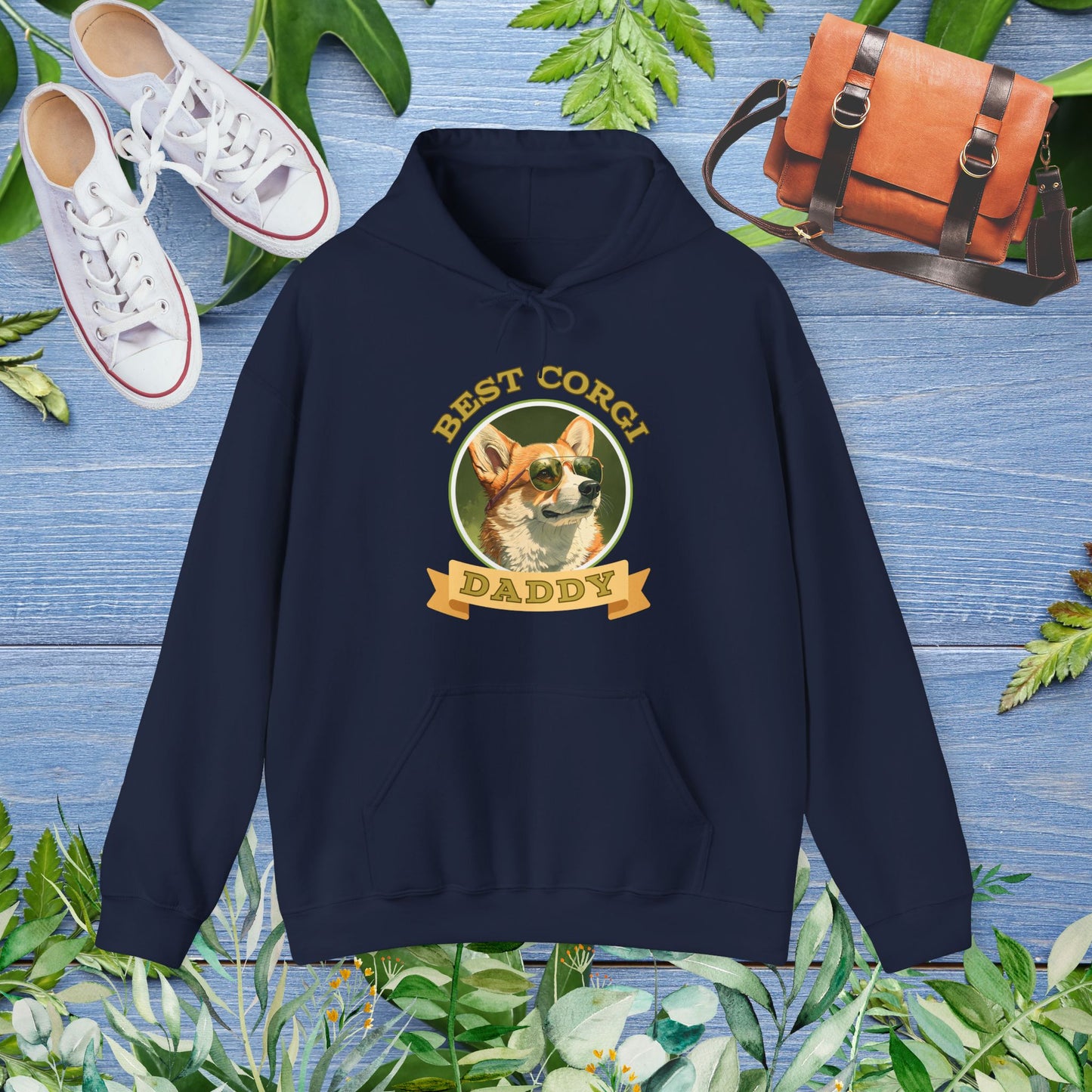 Best Corgi Daddy Hoodie - furevermama