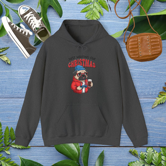 Just Waiting For Christmas Unisex Hoodie - furevermama