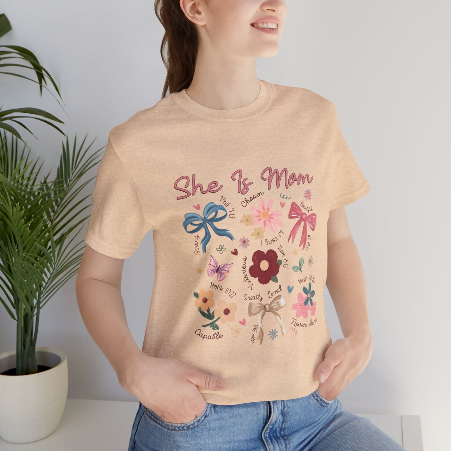 Mom T-Shirt - She is Mom Design