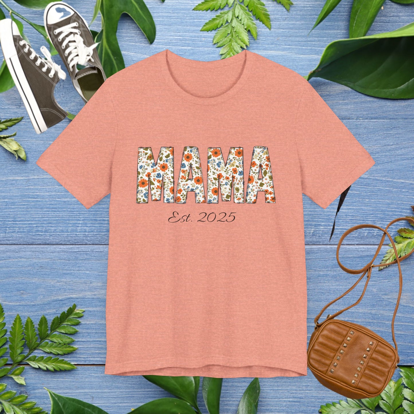 Personalised Mama T-Shirt - Est Year Unisex Tee