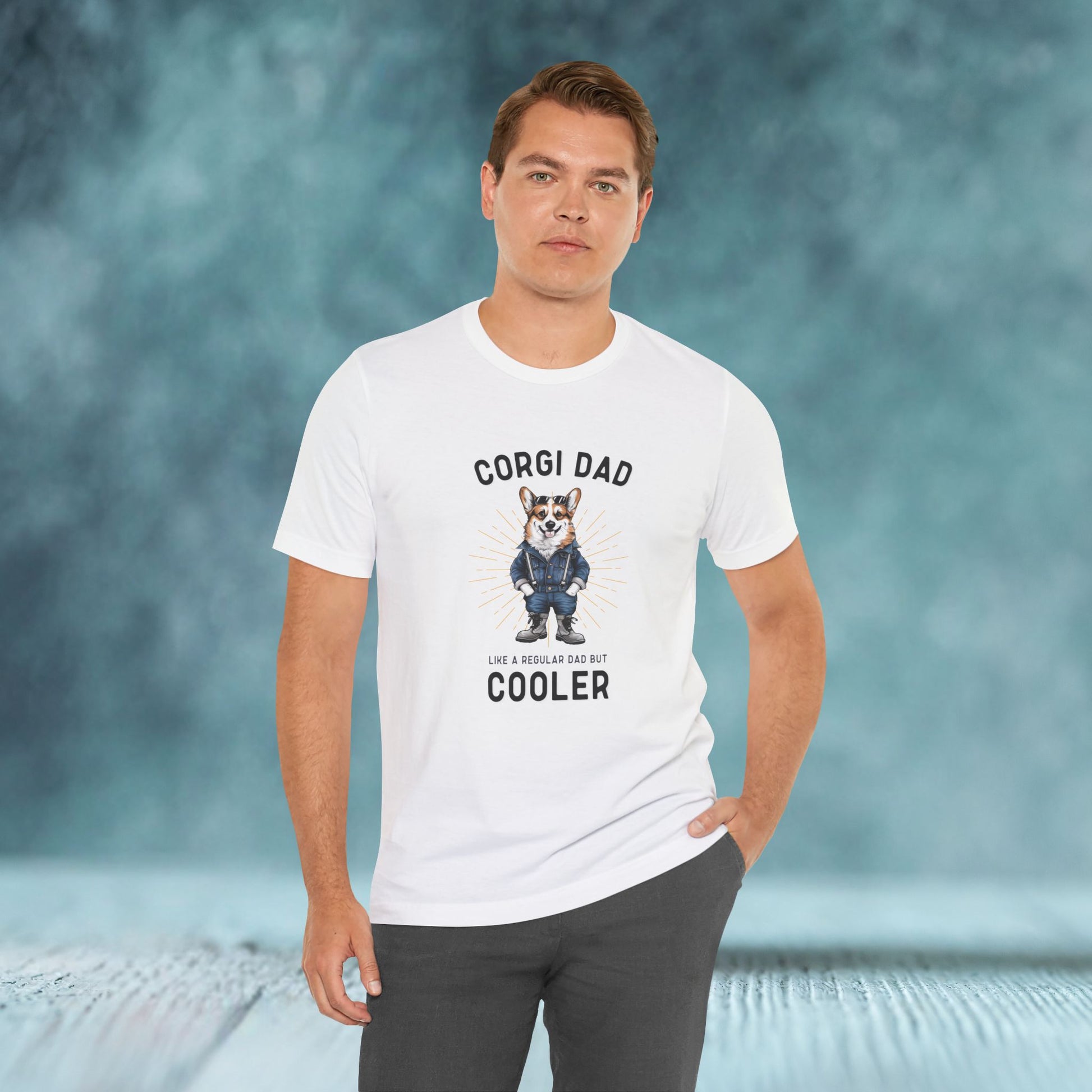 Cooler Corgi Dad T-Shirt - furevermama