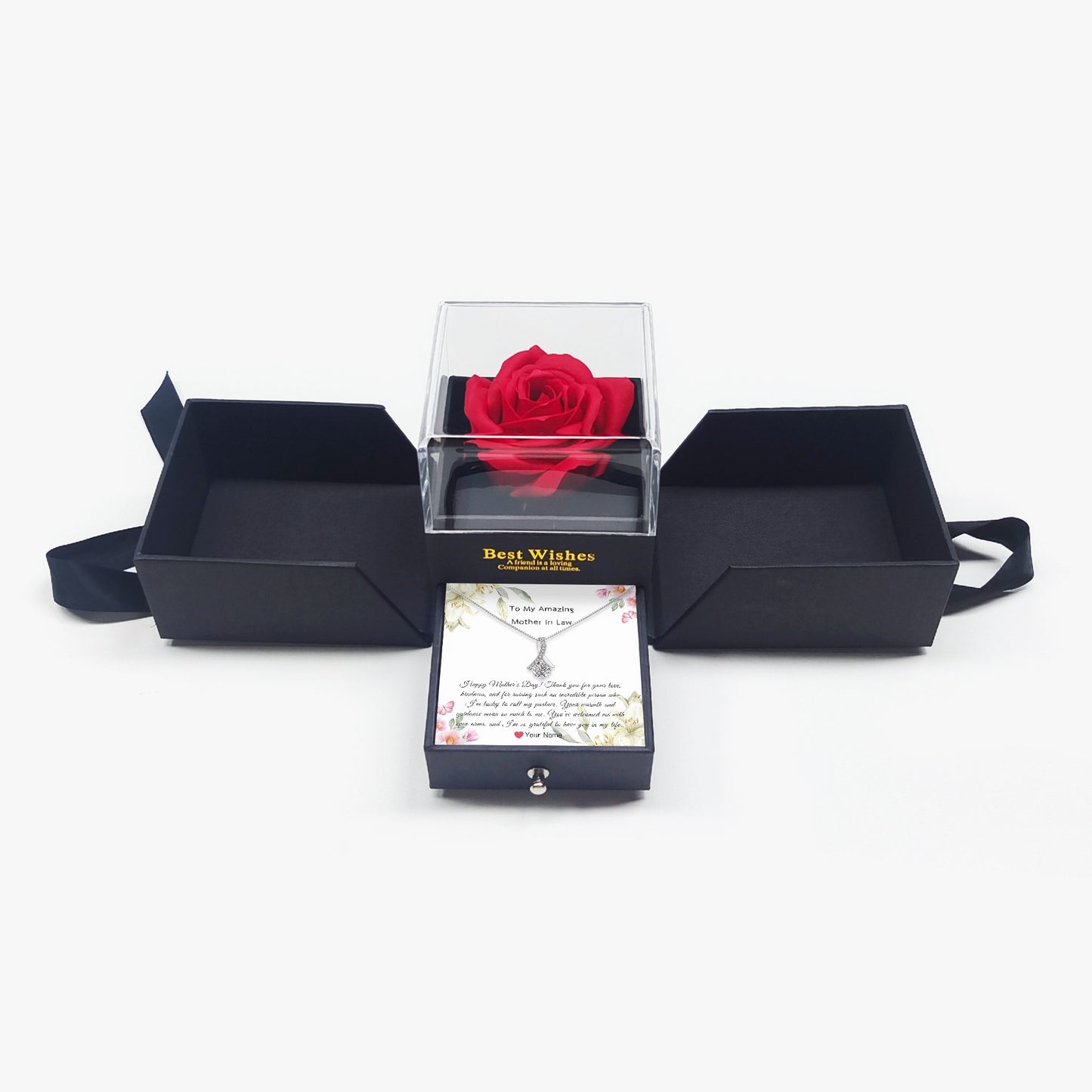 Elegant Necklace with Gift Box For Mother In Law - furevermama