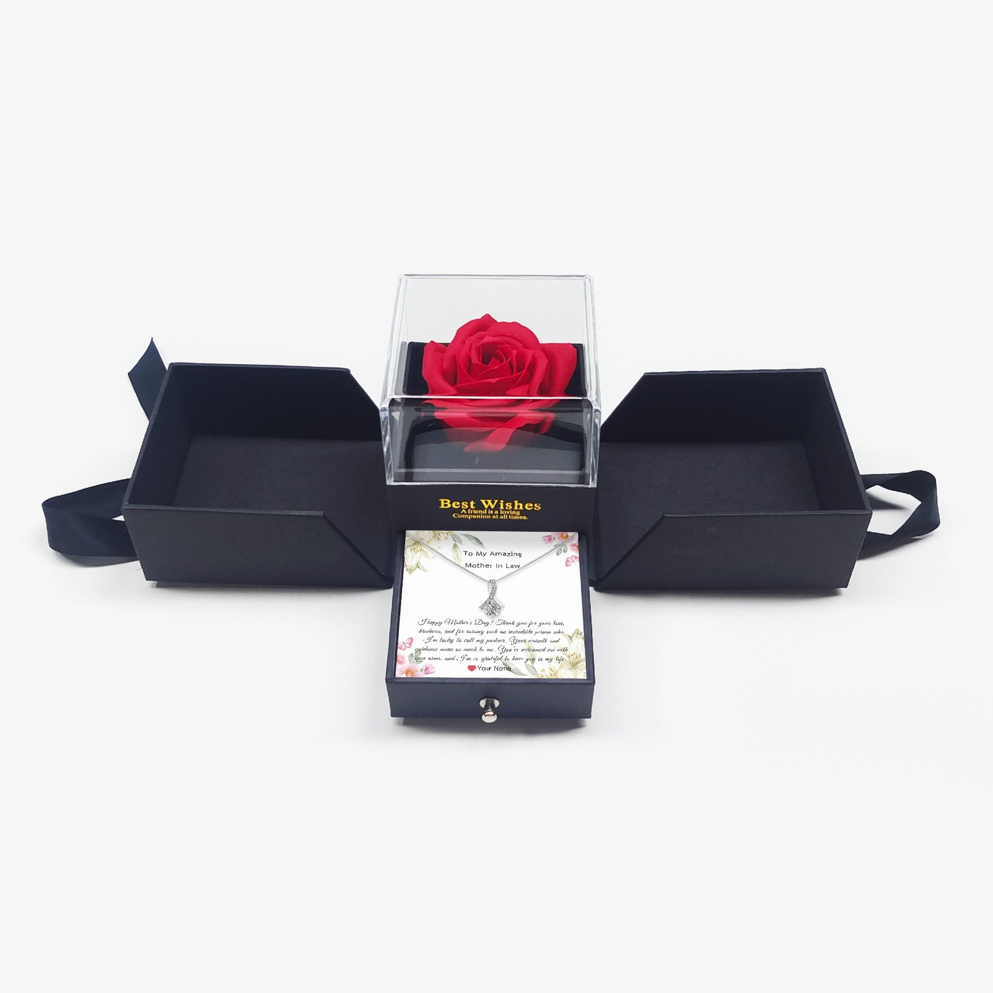 Elegant Necklace with Gift Box For Mother In Law - furevermama