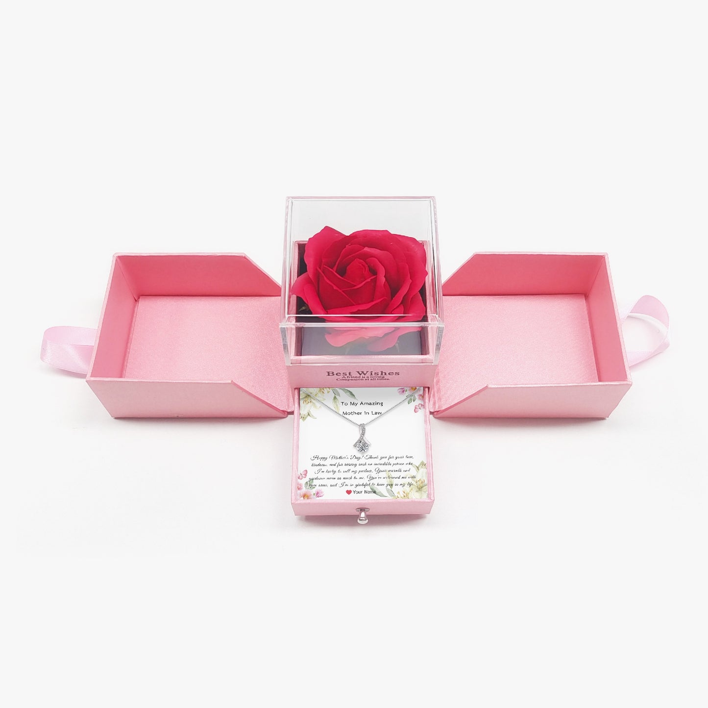 Elegant Necklace with Gift Box For Mother In Law - furevermama