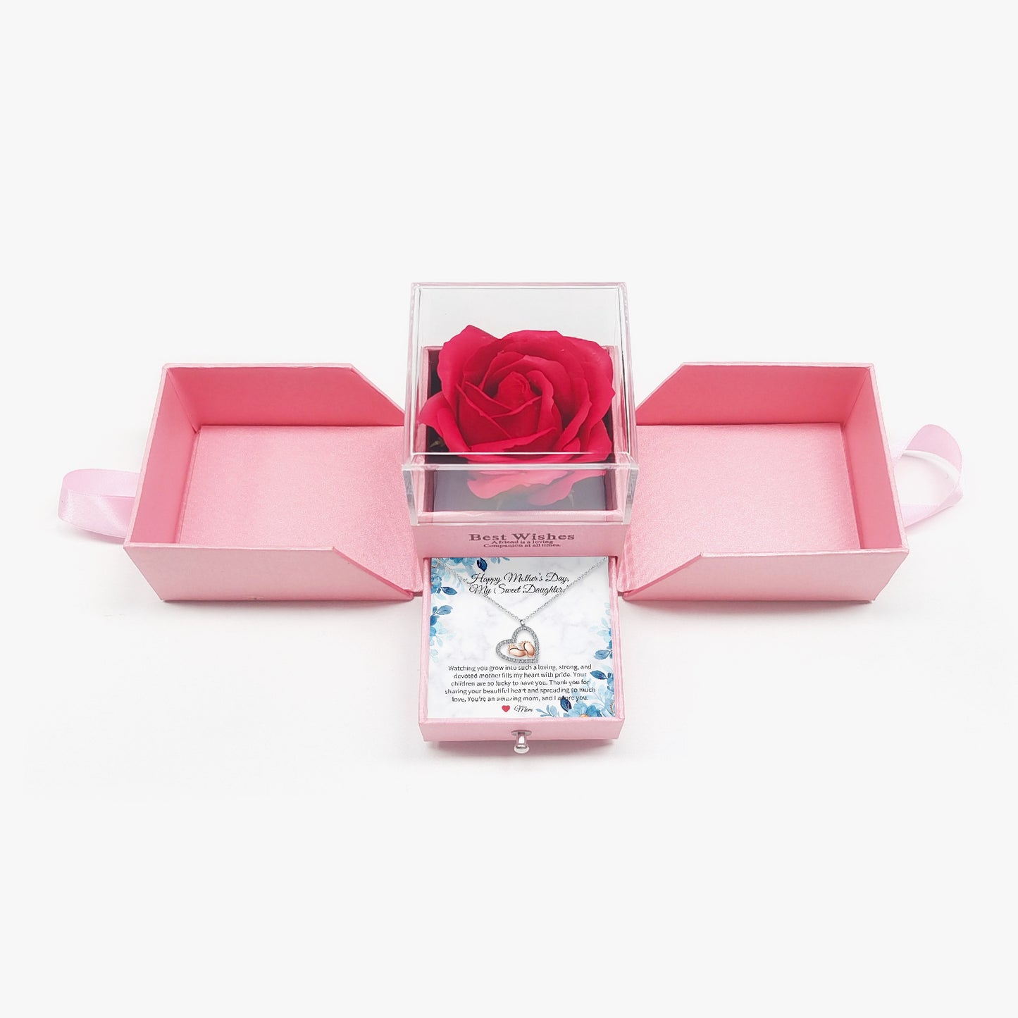 Baby Feet Necklace with Gift Box - Mother to Daughter - Mother's Day - furevermama