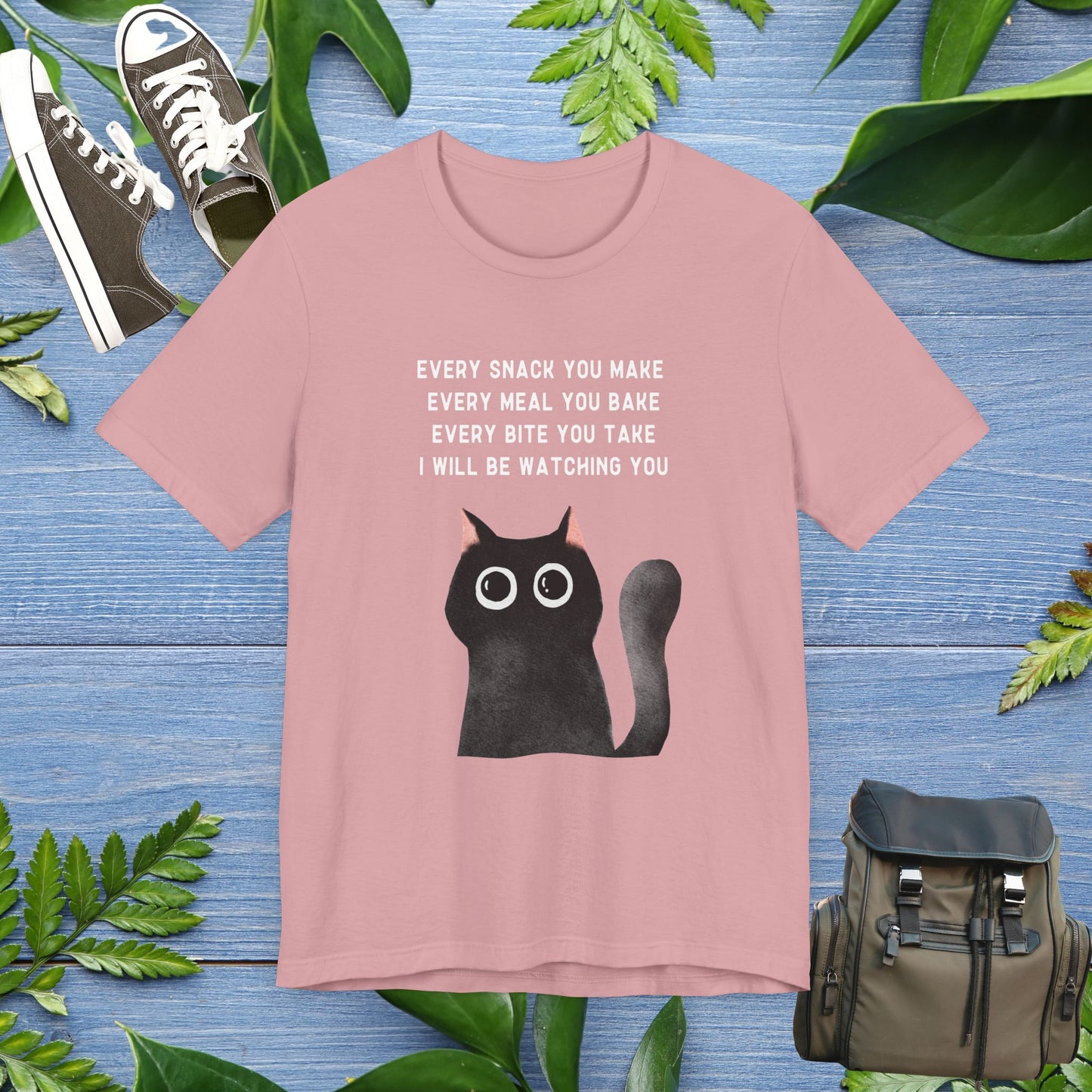 I Will be Watching You Cat Graphic Unisex T-Shirt - furevermama