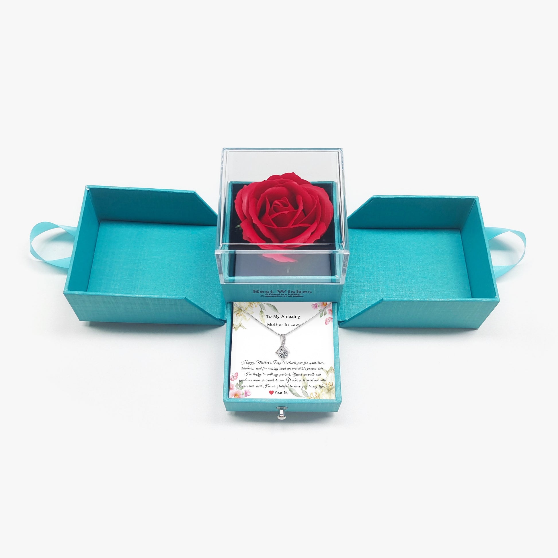 Elegant Necklace with Gift Box For Mother In Law - furevermama