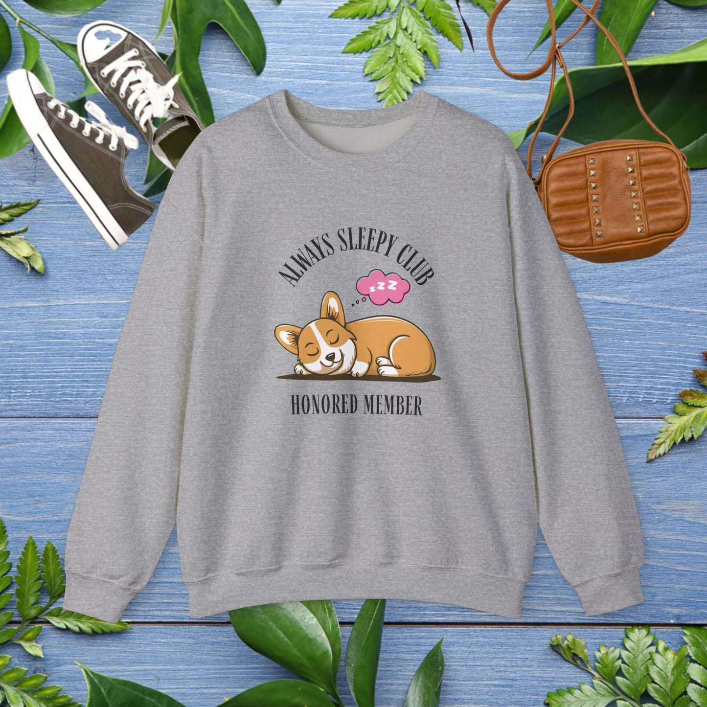 Always Sleepy Club Honored Member Unisex Sweatshirt - furevermama