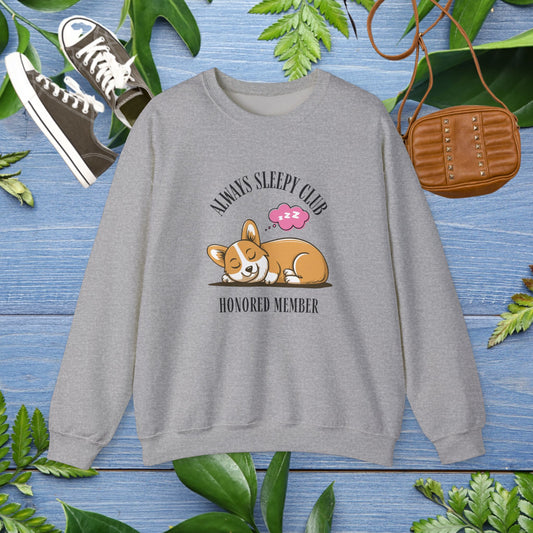 Always Sleepy Club Honored Member Unisex Sweatshirt - furevermama