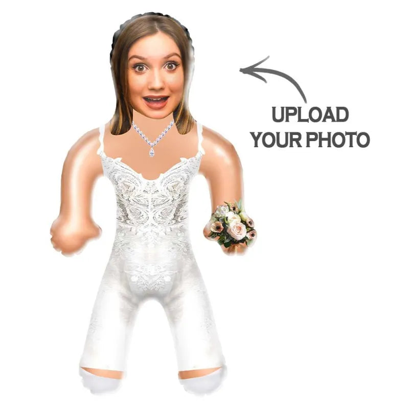 Personalized Bride Blow Up Dolls - Wedding Bachelorette Party Supplies - furevermama