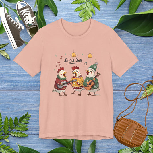 Jingle Bell Hens Unisex T-shirt - furevermama