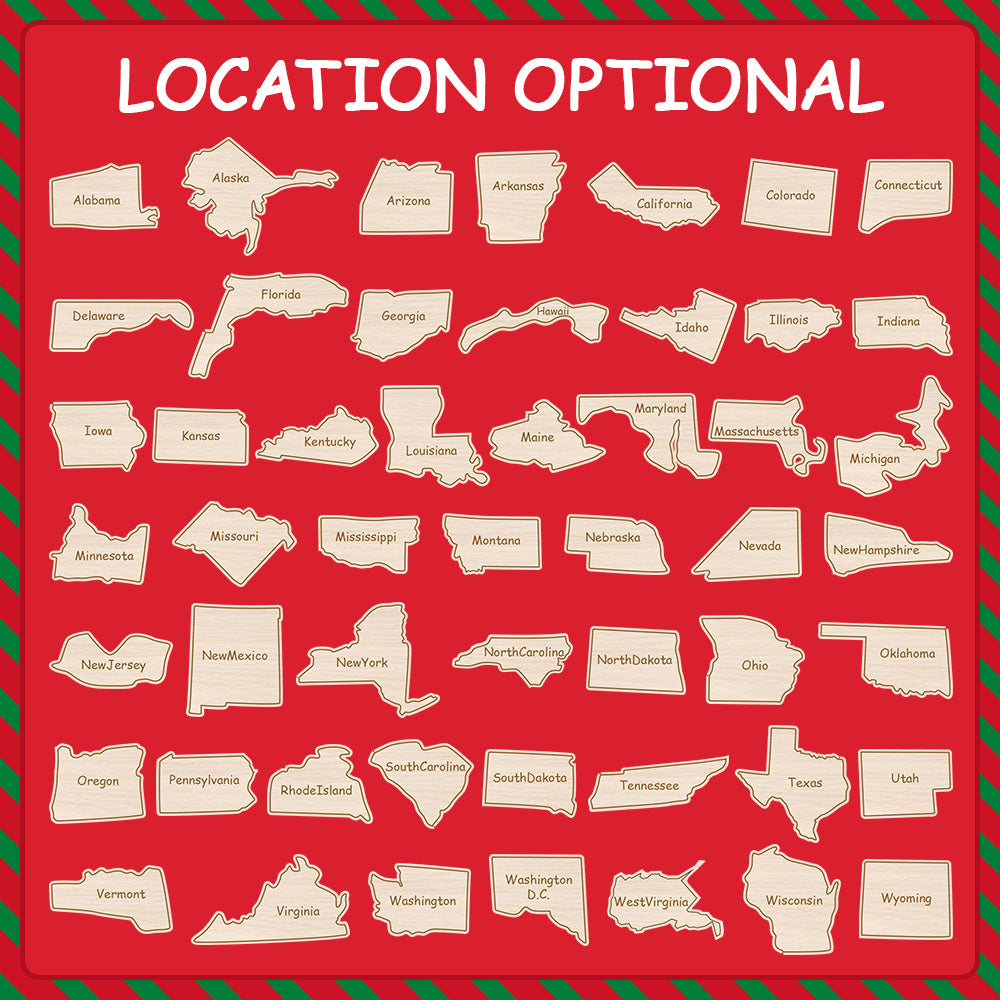 Shake Shake Baby's First Christmas 4D Ornament (For USA) - furevermama