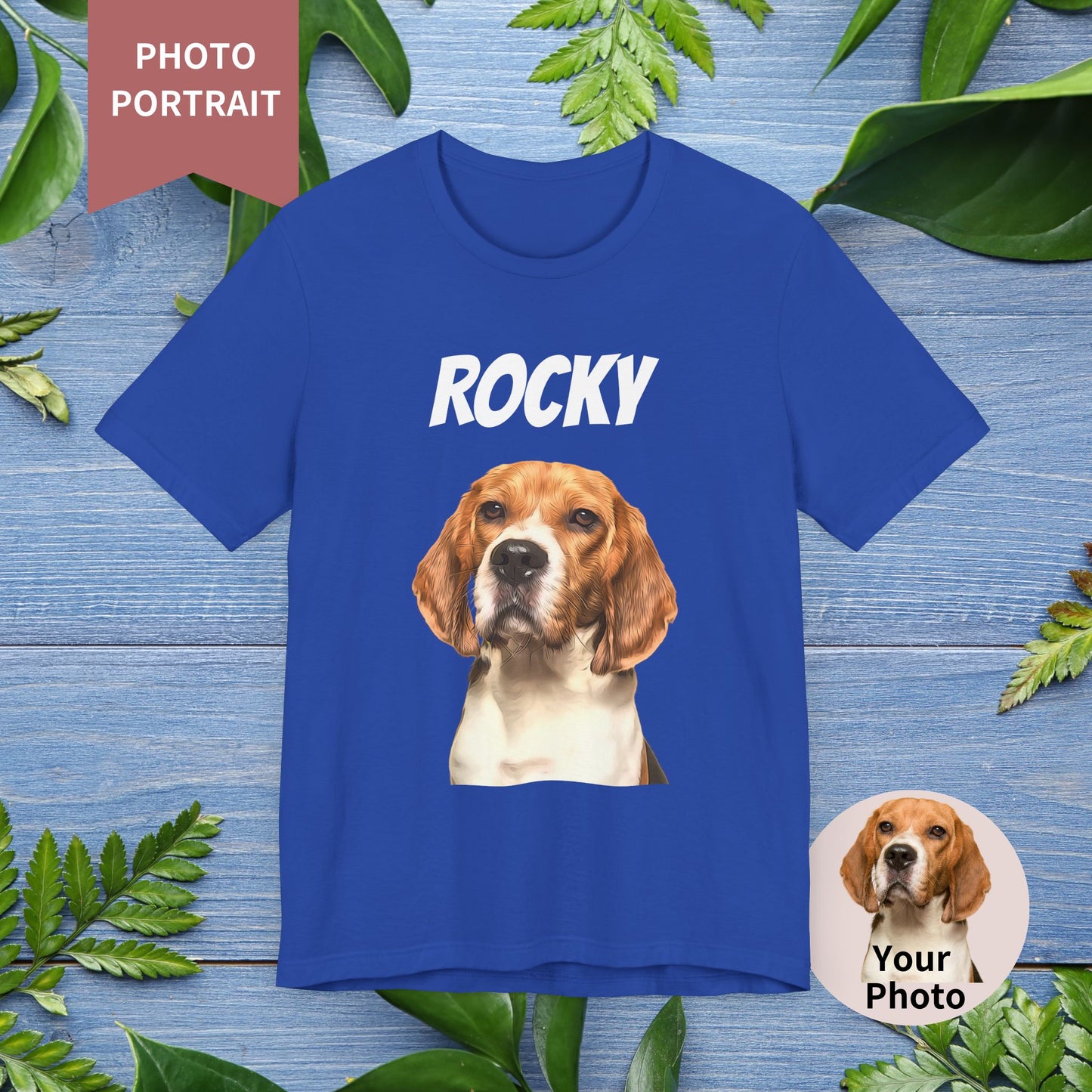 Custom Pet Portrait Unisex T-Shirt - furevermama