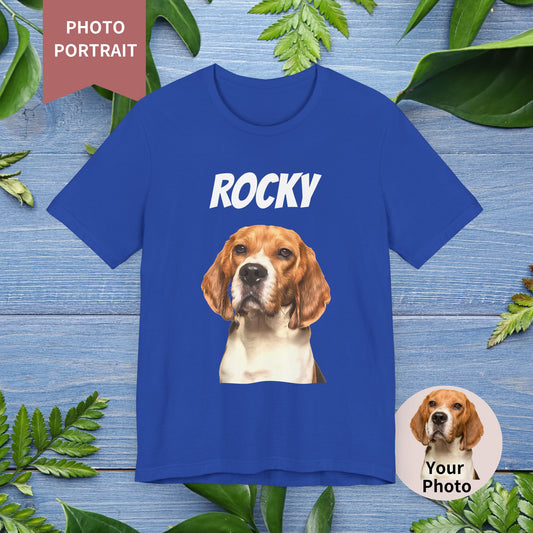 Custom Pet Portrait Unisex T-Shirt - furevermama