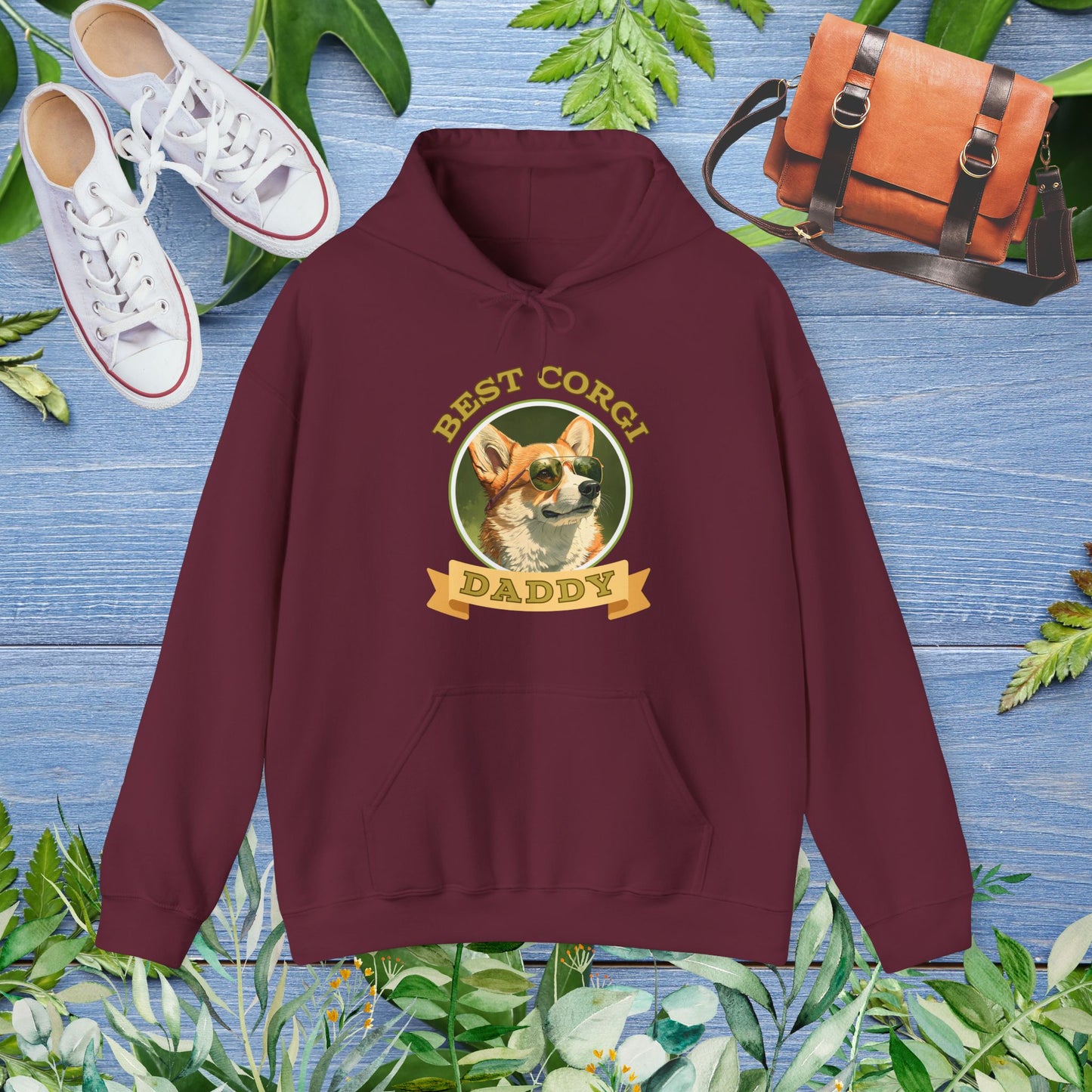 Best Corgi Daddy Hoodie - furevermama