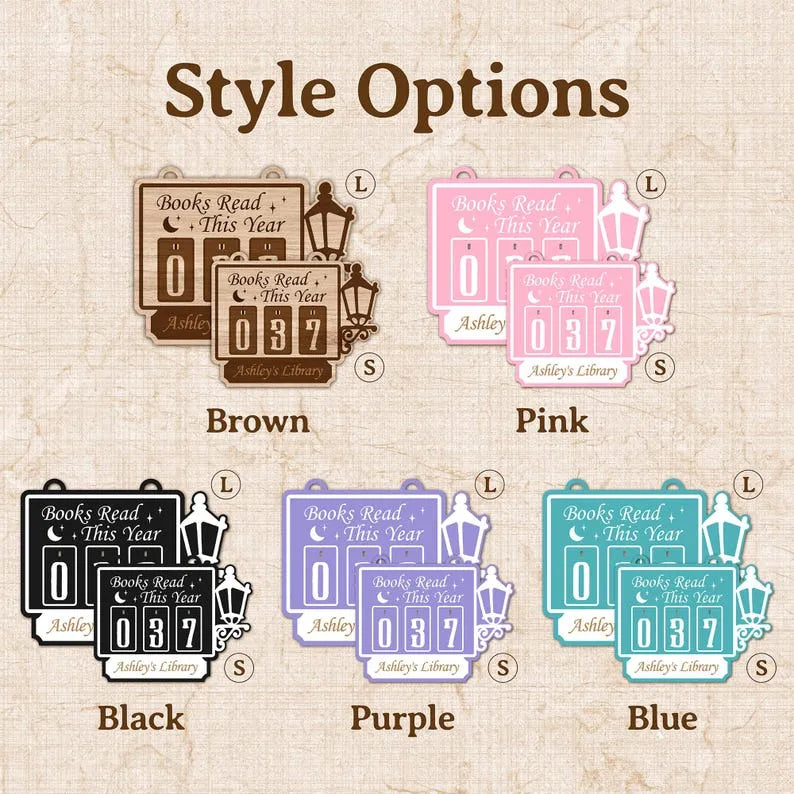 Personalized Books Read Tracker | Gift for Readers