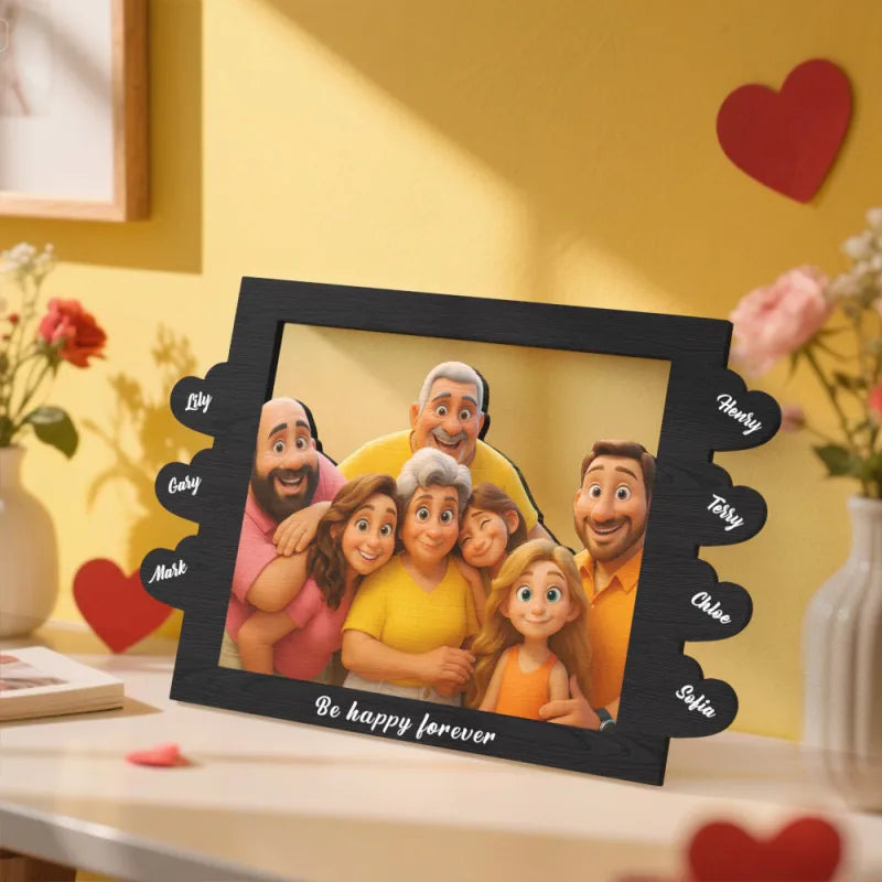 Funny Personalized Cartoon Style Photo Frame