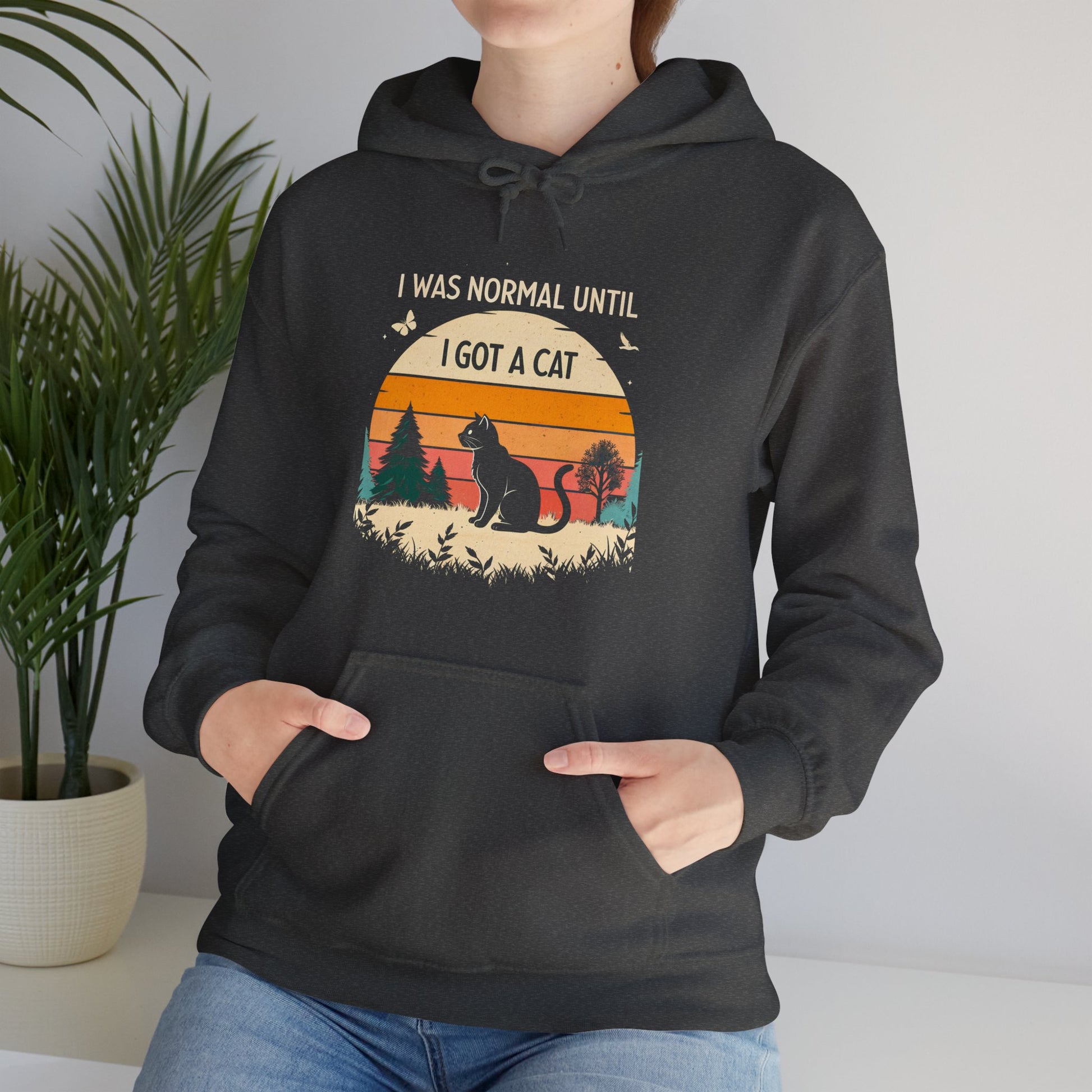 I Was Normal Unit I Got A Cat Hoodie - furevermama