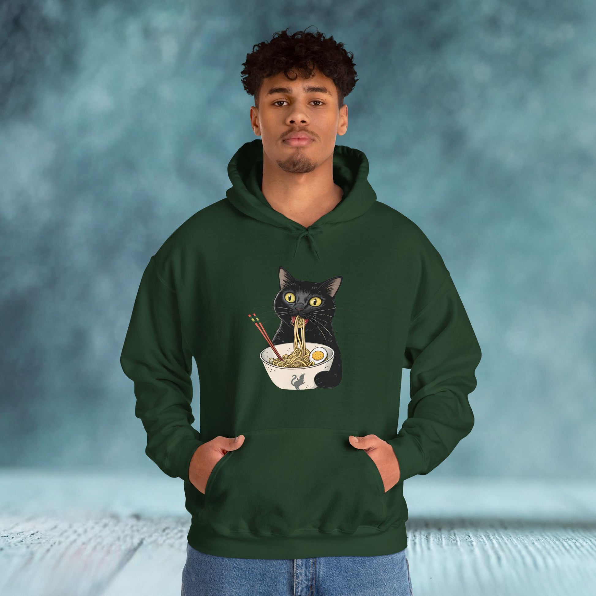 Cat Eating My Ramen Unisex Hoodie - furevermama