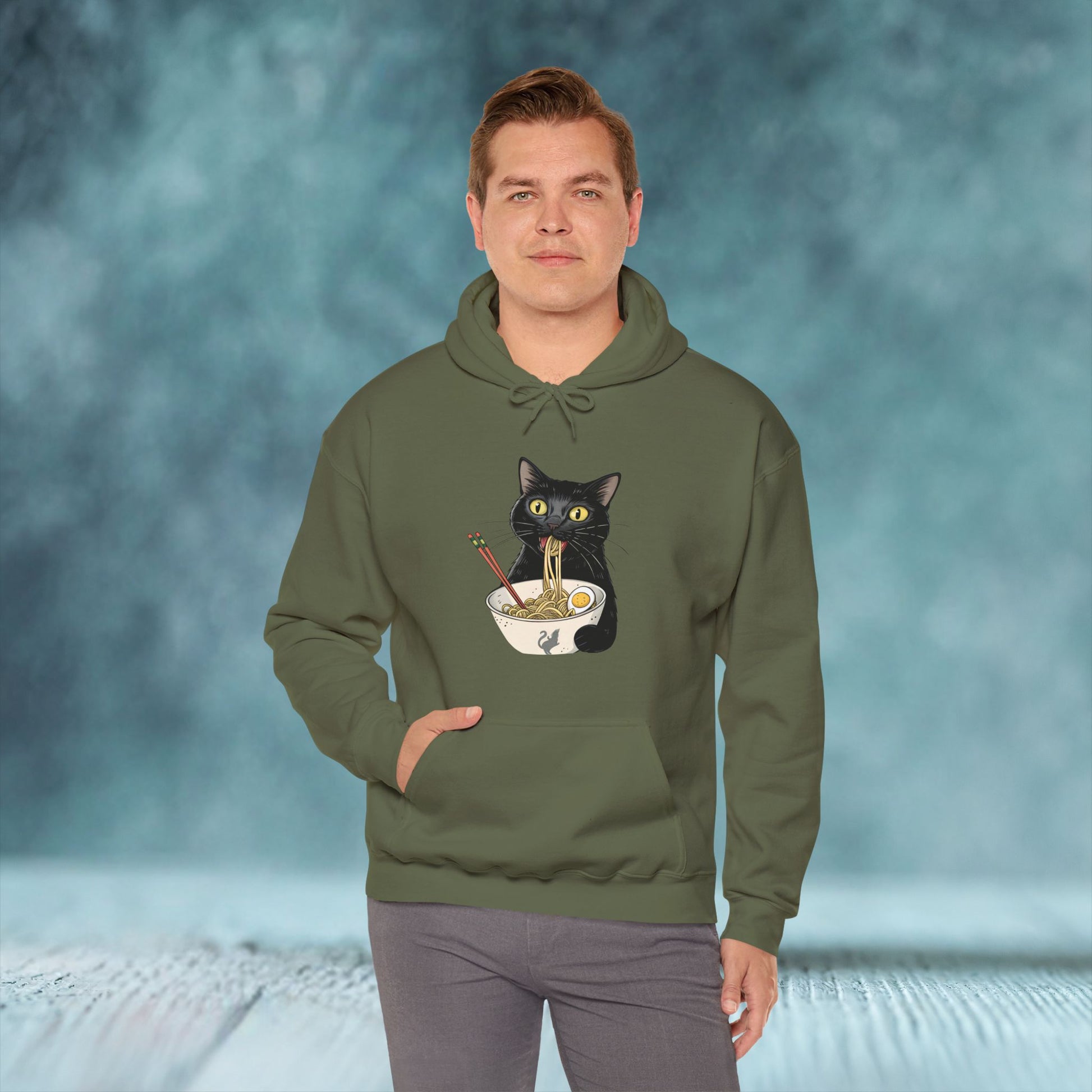 Cat Eating My Ramen Unisex Hoodie - furevermama